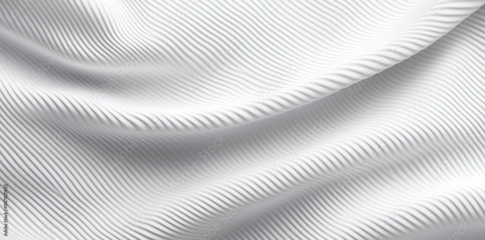 Naklejka premium A seamless texture of white, carbon fiber, showcasing its sleek
