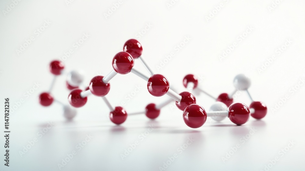 Molecular Structure of Glycerol Representation Molecular Structure of Glycerol Representation