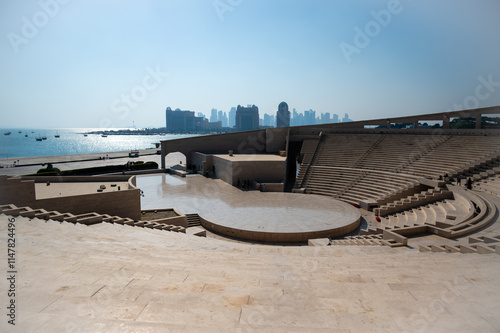 Amphitheatre at the Katara cultural village in Doha, Qatar.