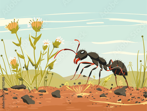 Ant and Fungus: Essential Symbiotic Relationship for Colony Survival