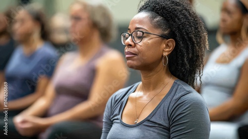 Wellness advocates teach meditation techniques, guiding participants toward relaxation and improved mental health