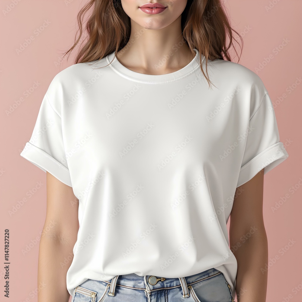 Minimalist White Shirt Mockup for Fashion and Clothing Design Inspiration Minimalist White Shirt Mockup for Fashion and Clothing Design Inspiration
