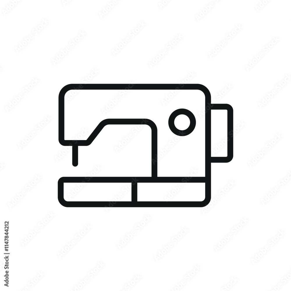 Sewing machine fashion tailor icon vector basic design Sewing machine fashion tailor icon vector basic design