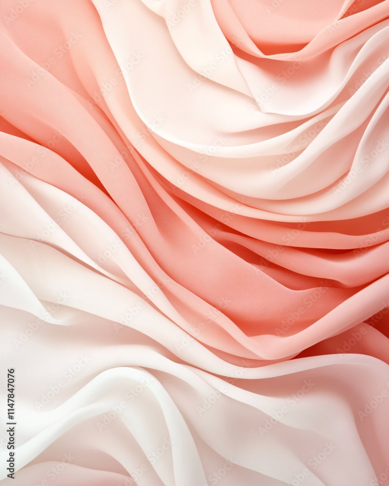 Fototapeta premium Soft Coral Pink Fabric Texture