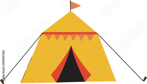 Tent Circus Vector Illustration