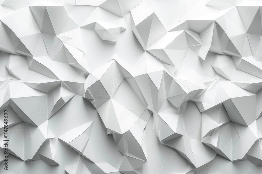 Abstract white polygonal background texture. Abstract white polygonal background texture.