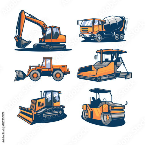 heavy equipment construction set