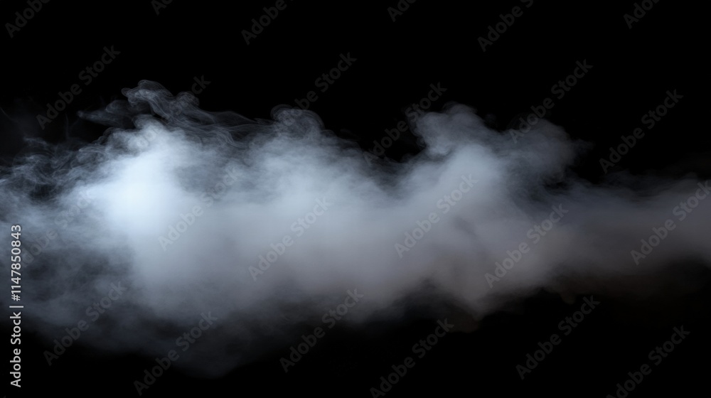 Realistic Dry Ice Smoke in Black Background with Soft Edges Creating an Atmospheric Effect Ideal for Various Creative Projects Realistic Dry Ice Smoke in Black Background with Soft Edges Creating an Atmospheric Effect Ideal for Various Creative Projects
