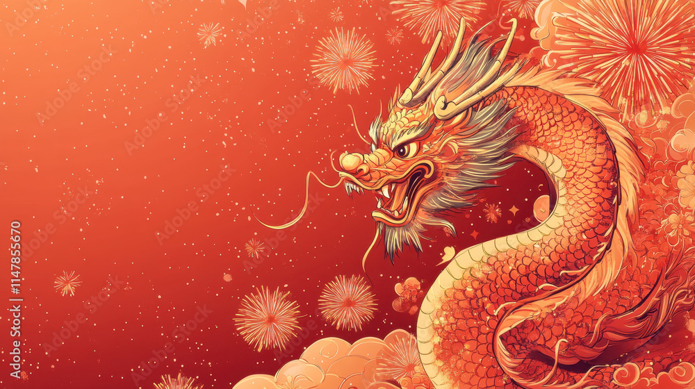 Chinese New Year Celebration China Digital Art Festive Environment Dramatic Viewpoint Cultural Significance Chinese New Year Celebration China Digital Art Festive Environment Dramatic Viewpoint Cultural Significance