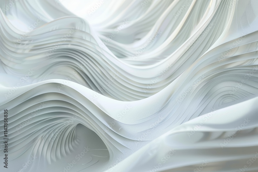 Abstract white wavy background. (1) Abstract white wavy background. (1)