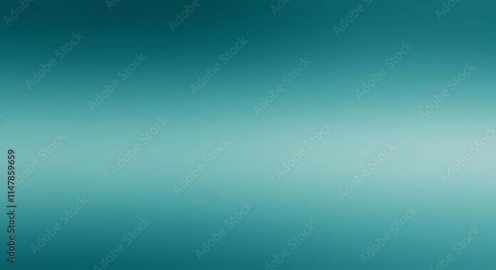 Obraz premium Teal Gradient Background Smooth Transition Abstract Texture Design Element