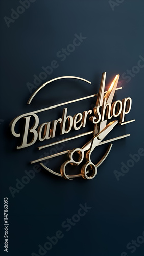 Obraz na płótnie image logo labled