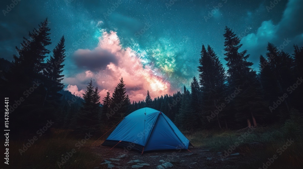 Milky Way Camping Adventure: A Night Under the Stars Milky Way Camping Adventure: A Night Under the Stars