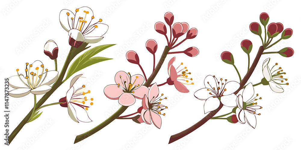 flowers, leaves, on the corner, vector flowers, leaves, on the corner, vector
