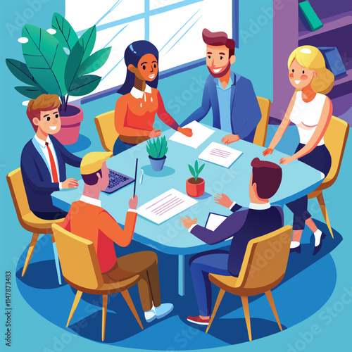business people meeting business meeting in office group of people