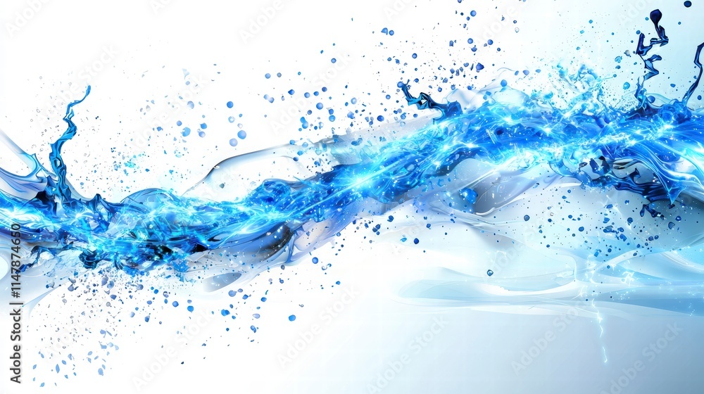 Dynamic water splash action abstract background digital art bright environment close-up view fluid motion concept Dynamic water splash action abstract background digital art bright environment close-up view fluid motion concept