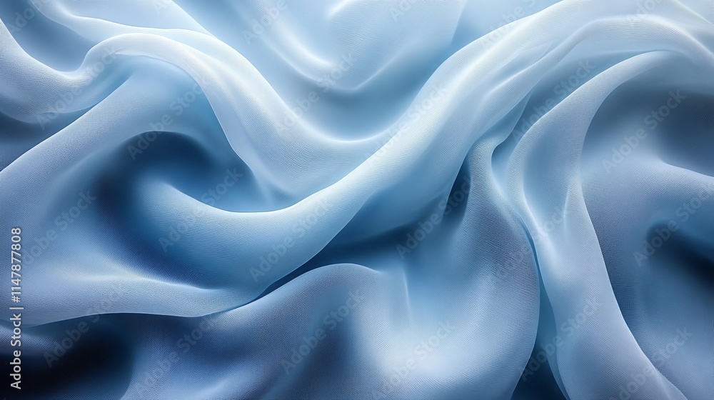 luxurious silk fabrics of blue colors photographed up close luxurious silk fabrics of blue colors photographed up close