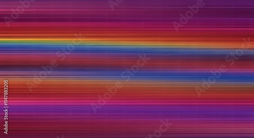 A vibrant abstract background with a spectrum of blurred horizontal lines in various colors creating a dynamic visual effect.