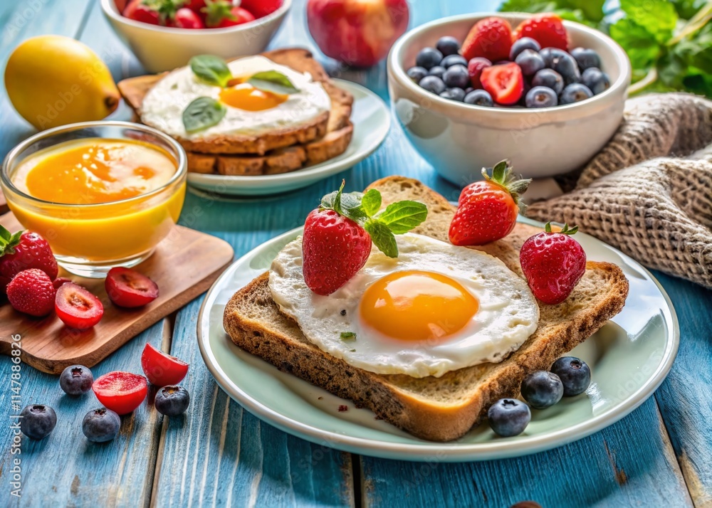 Healthy Breakfast Ideas: Delicious Egg, Toast & Fruit Recipes - Easy Morning Meals Healthy Breakfast Ideas: Delicious Egg, Toast & Fruit Recipes - Easy Morning Meals