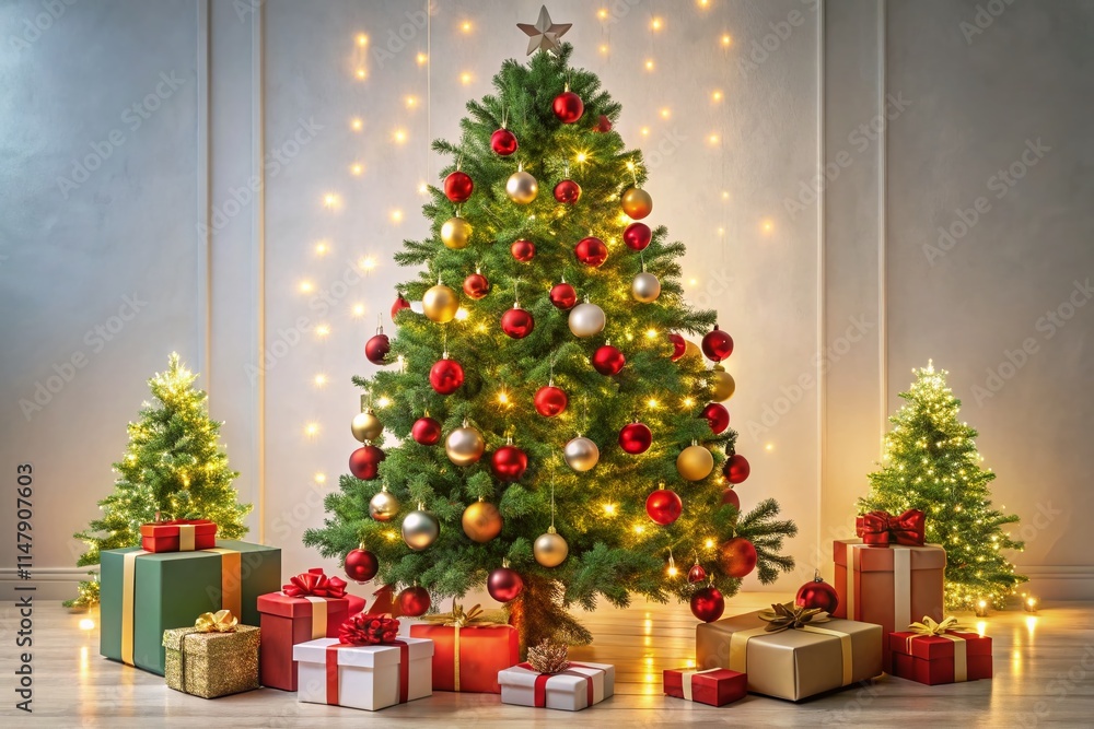 Christmas Tree Ad - Festive Elegance Christmas Tree Ad - Festive Elegance