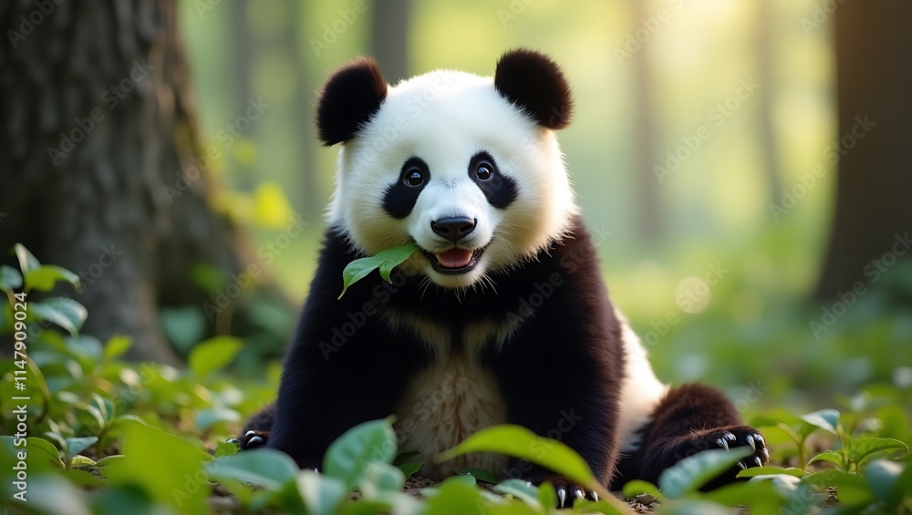 Obraz premium giant panda bear