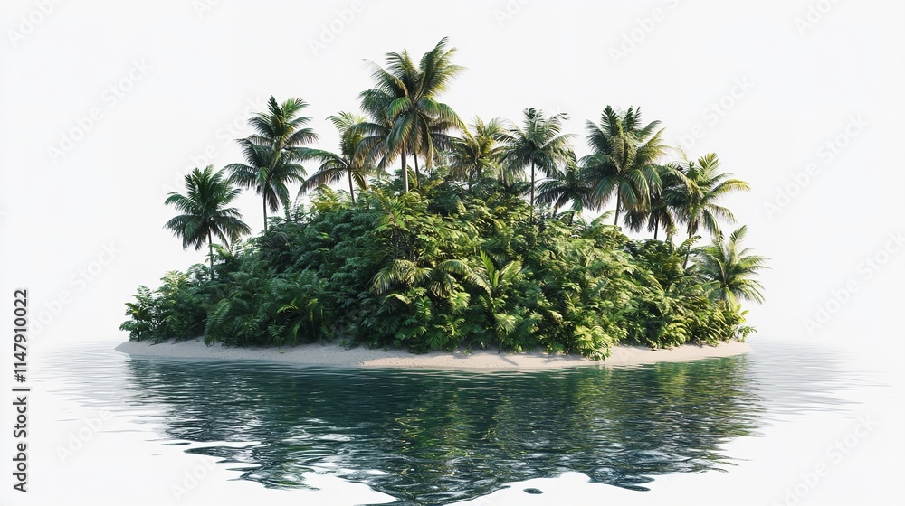 Obraz premium palm trees in the pool
