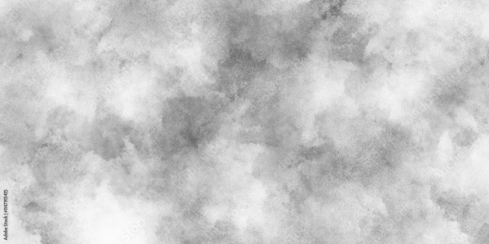 Fototapeta premium Abstract background and texture of white concrete wall,Black grey Sky with white cloud,Abstract gray background soft white watercolor grunge texture,black sky with white cloud.