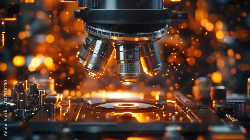 Advanced Microscope Technology in a High-Tech Laboratory Advanced Microscope Technology in a High-Tech Laboratory