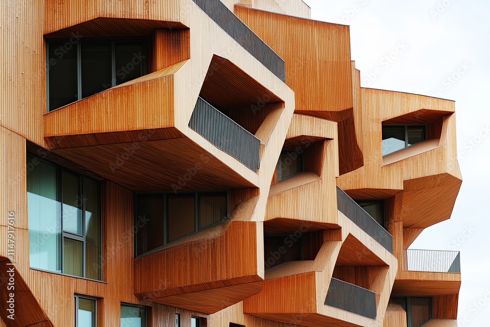 Fototapeta premium University campus building with innovative design, symbolizing educational architecture