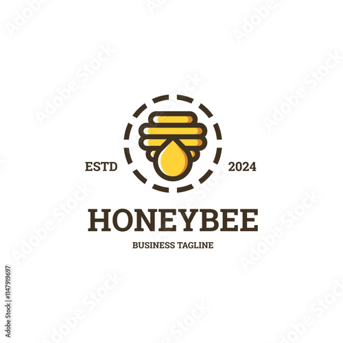 honey drop logo vector