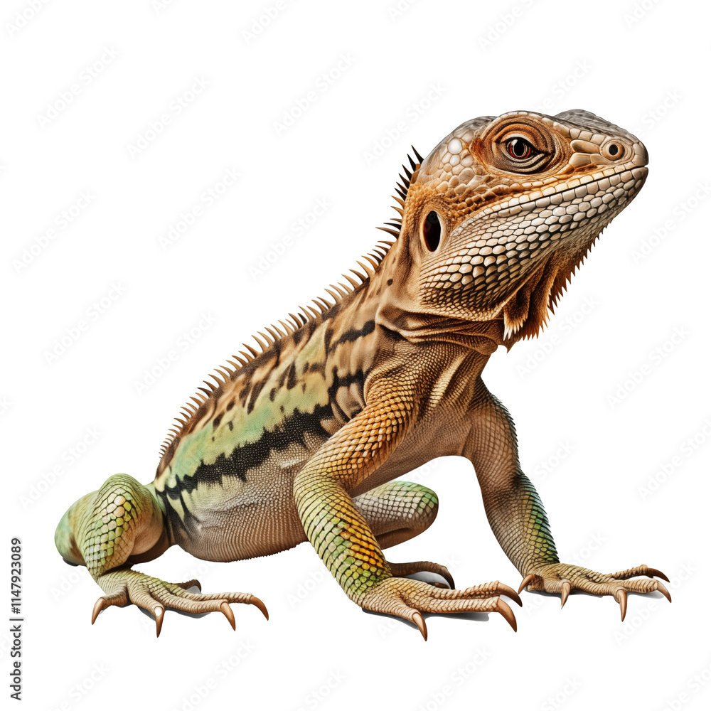 Naklejka premium iguana PNG