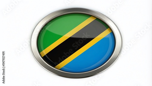 Free Download Tanzania Flag Circular Design Rule of Thirds - GFXLoad