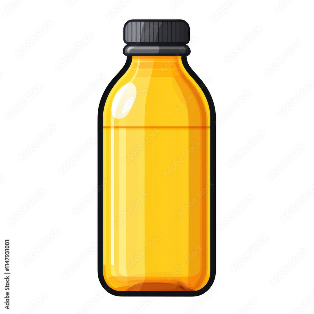 yellow icon of Water Bottle isolated on a transparent background Minimalist flat icon, vector logo style sign clipart on a no background png yellow icon of Water Bottle isolated on a transparent background Minimalist flat icon, vector logo style sign clipart on a no background png