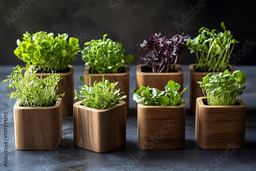 Various Organic Vegetables garden in house area.