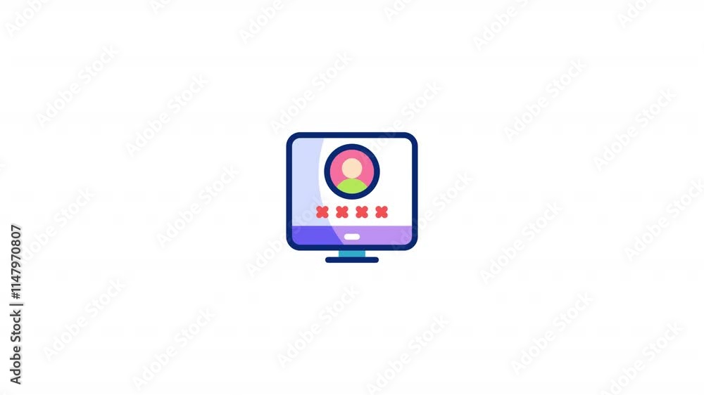 computer Animated Icon With Alpha Channel computer Animated Icon With Alpha Channel