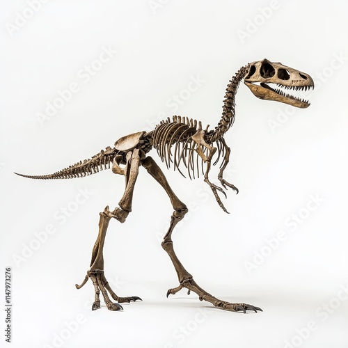 Detailed Skeleton Model of Deinonychus Antirrhopus Ideal for Educational and Scientific Use photo