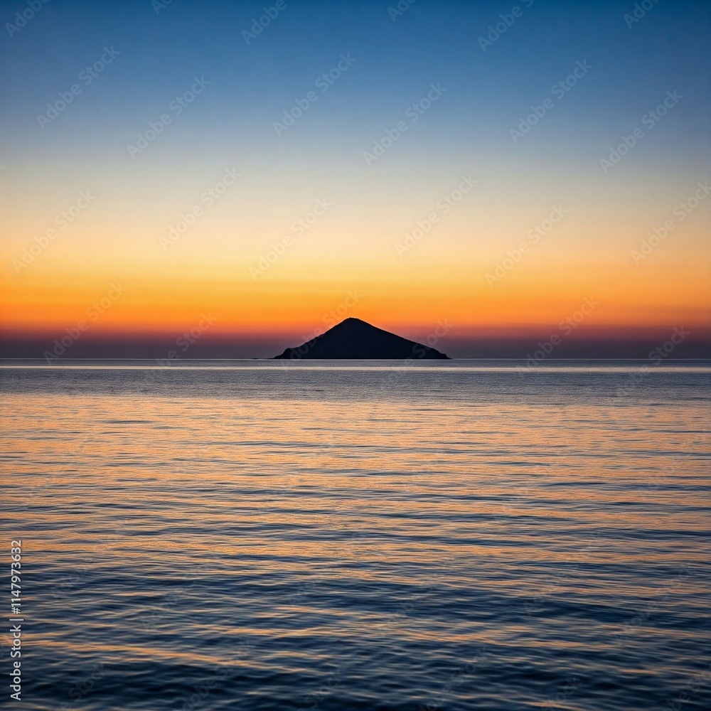Fototapeta premium sunset over the sea