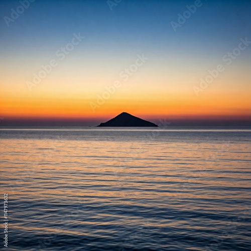 Wallpaper Mural sunset over the sea Torontodigital.ca