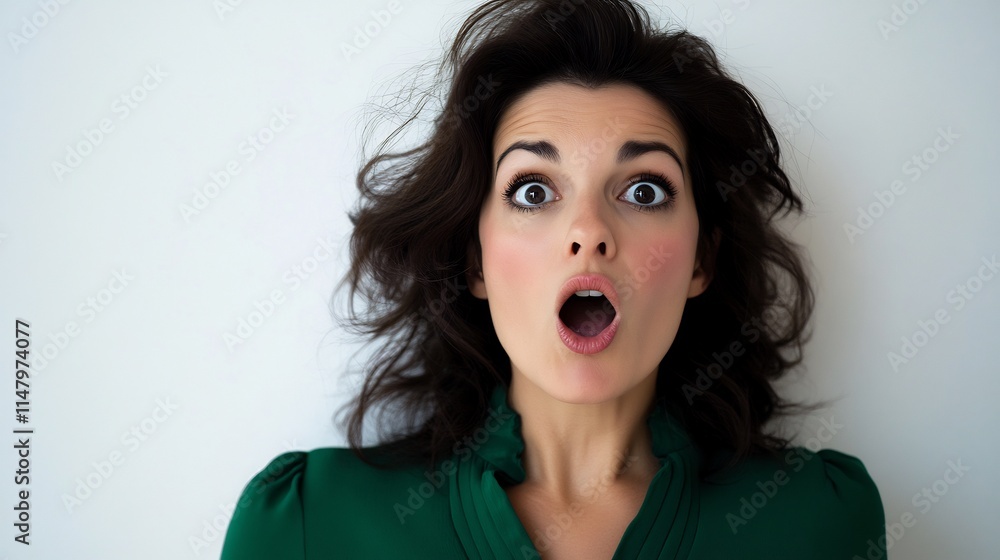 Astonished Woman, Portrait Photography Astonished Woman, Portrait Photography