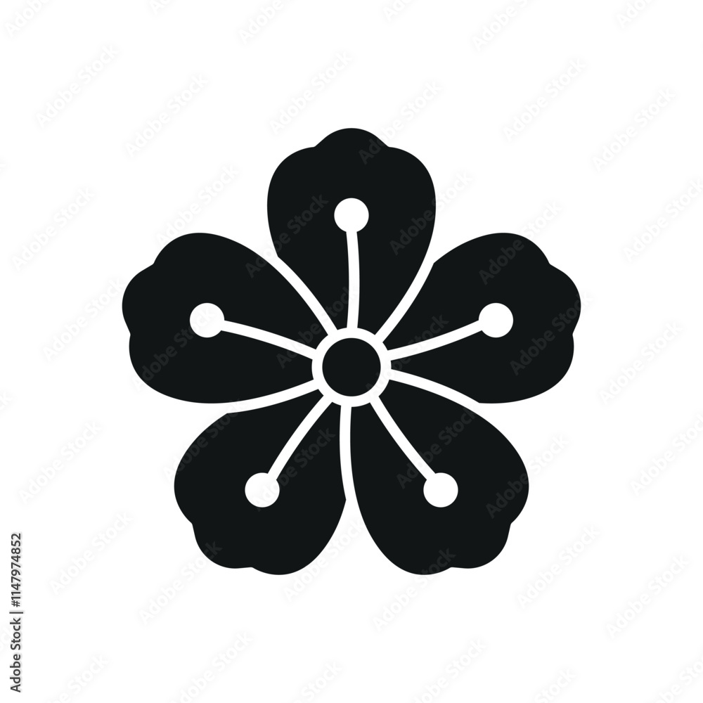Cherry Blossom Icon: A timeless symbol of elegance and beauty Cherry Blossom Icon: A timeless symbol of elegance and beauty