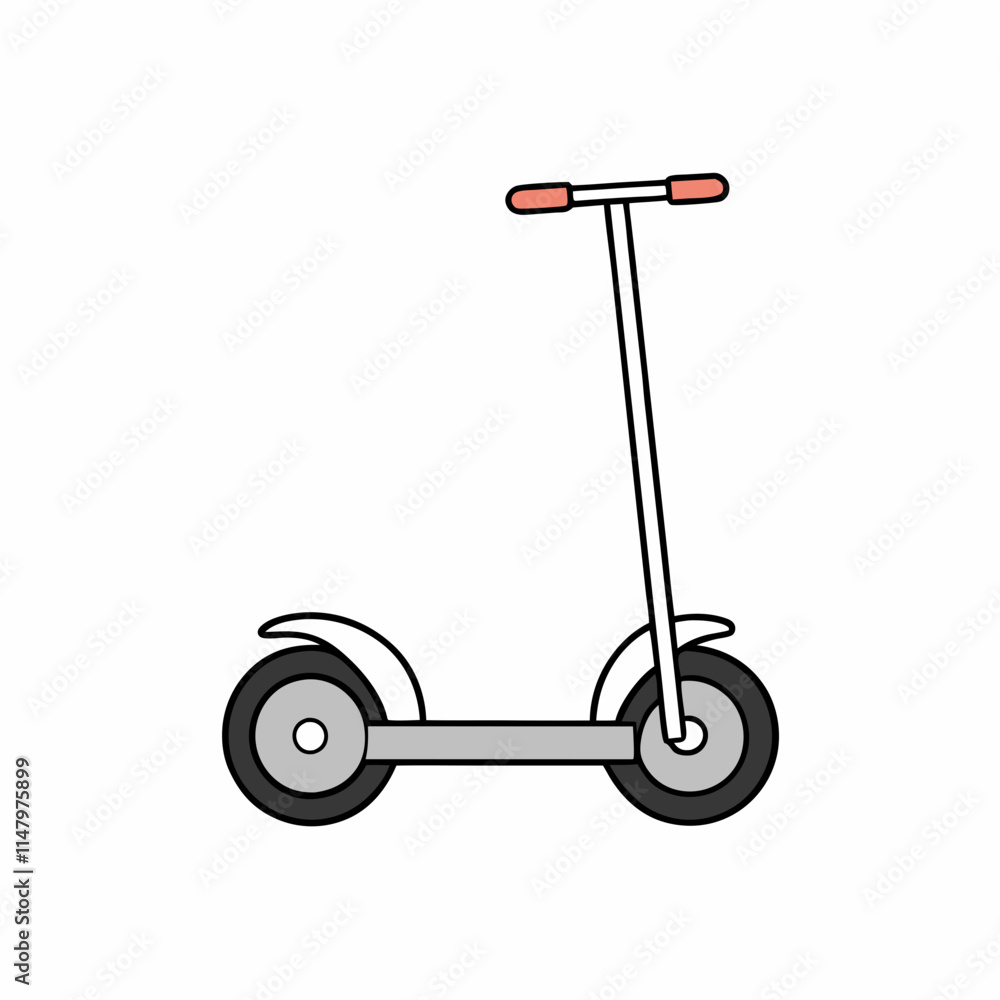 illustration of a scooter illustration of a scooter