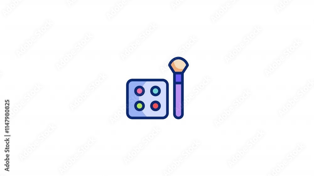 Eye shadow Animated Icon With Alpha Eye shadow Animated Icon With Alpha