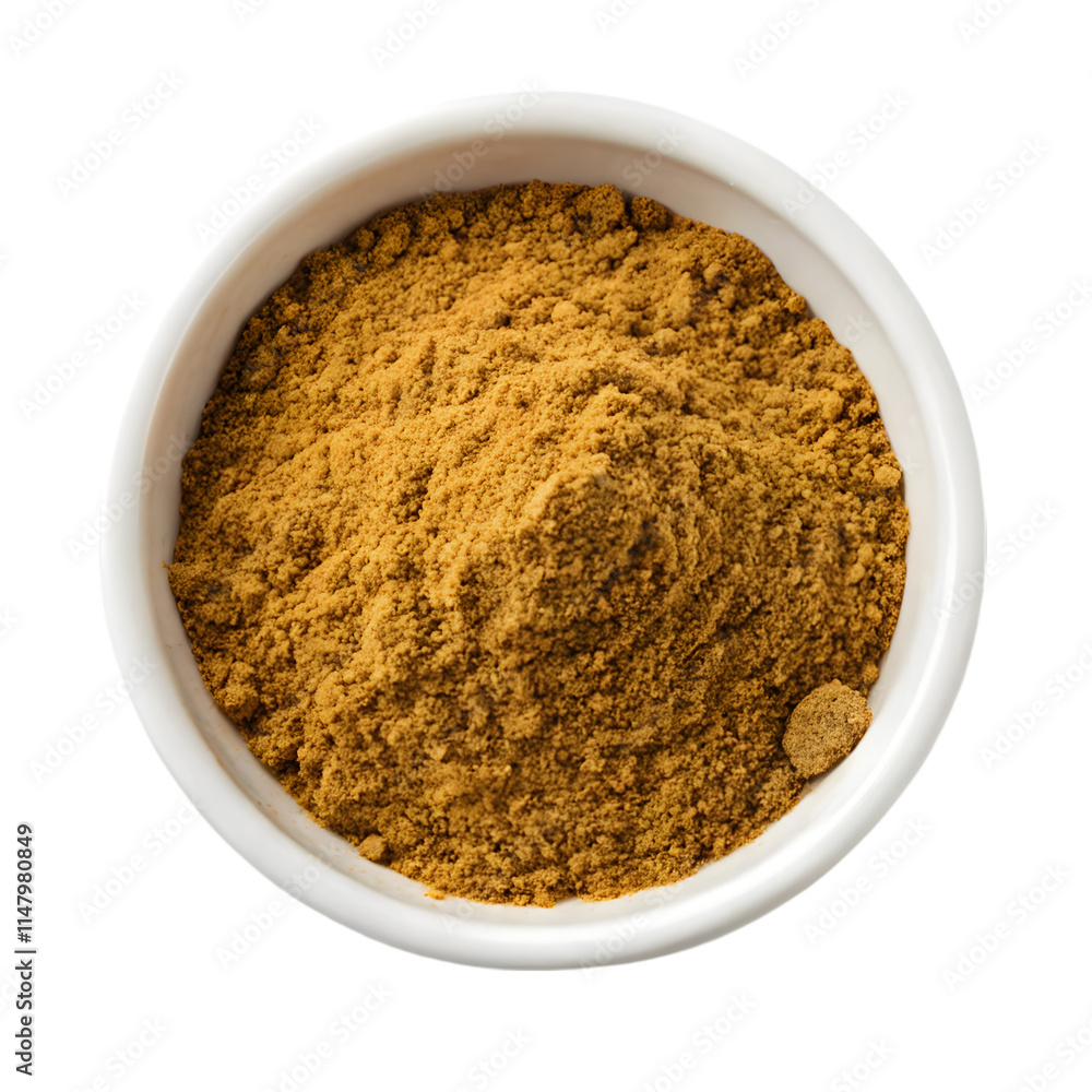 Ground cumin on transparent background Ground cumin on transparent background