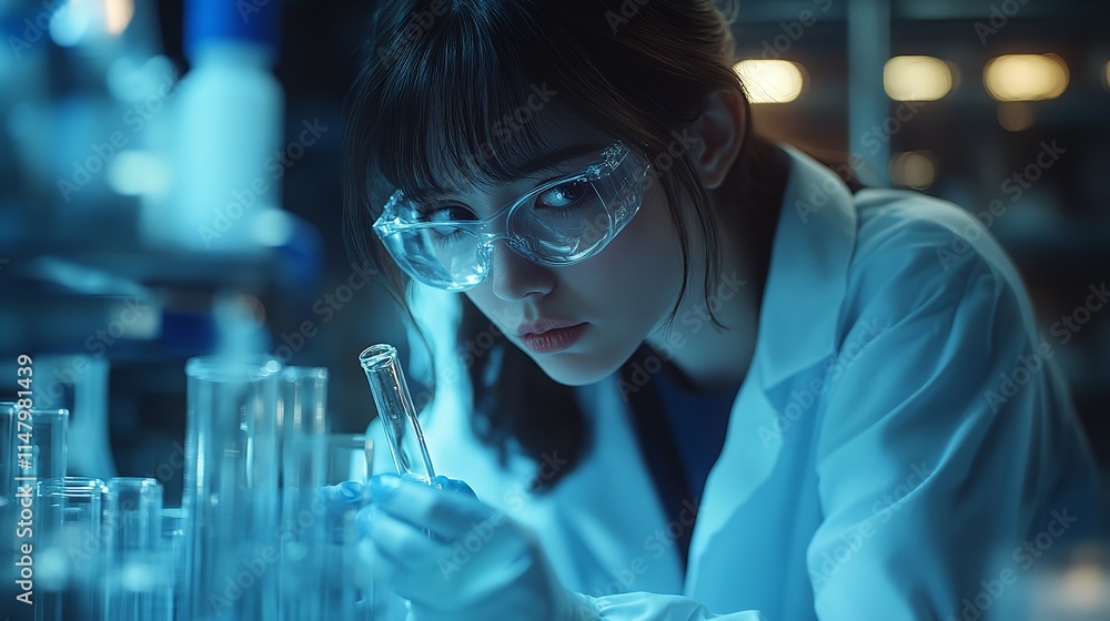 Female model as a cyber-security expert in a high-tech lab, intelligence and innovation. Female model as a cyber-security expert in a high-tech lab, intelligence and innovation.