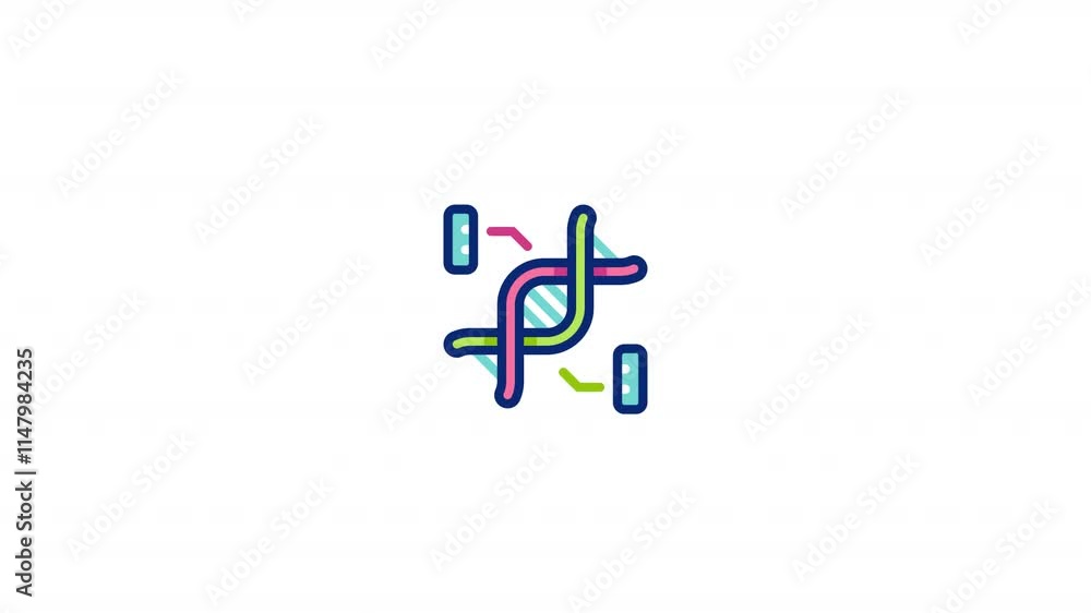 genetic variability Animated Icon With Alpha genetic variability Animated Icon With Alpha