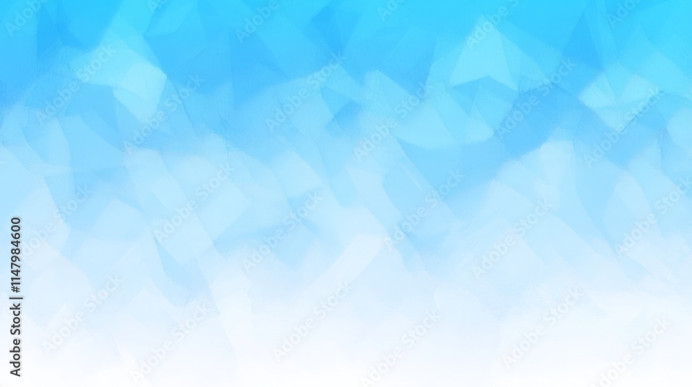 Obraz premium Abstract Blue Crystallized Gradient Background