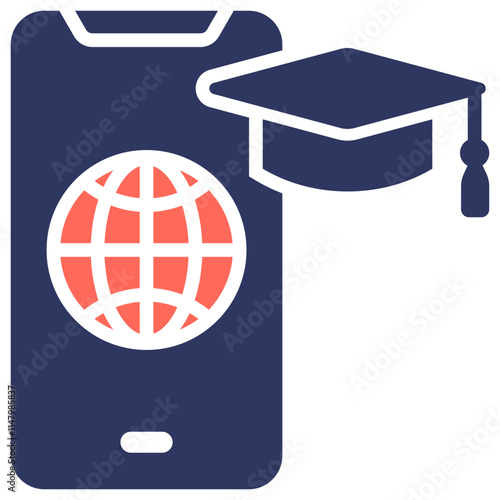 Mobile Education Icon