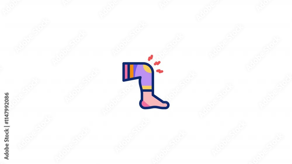 Kneepad Animated Icon With Alpha Kneepad Animated Icon With Alpha