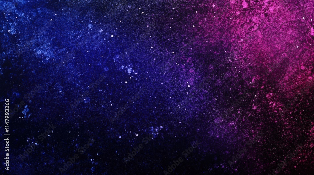 Fototapeta premium Abstract Cosmic Nebula Blue Purple Gradient