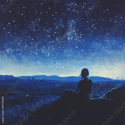 Stargazing while on the mountain